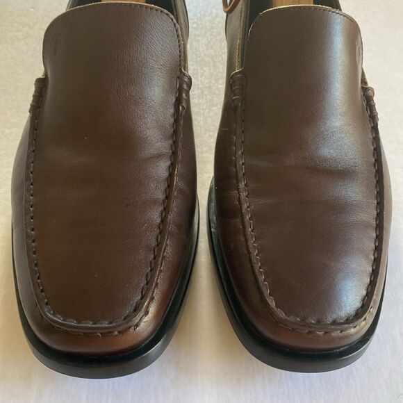 Tod’s Brown Leather Loafers Size 6 - Picture 8 of 10